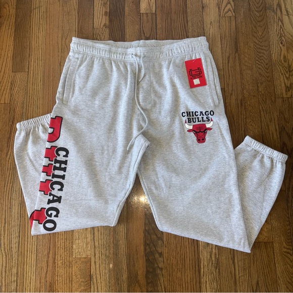 Ultra Game Men's NBA Sweatpants Chicago Bulls Logo w/ Pockets Size XL - Picture 2 of 9